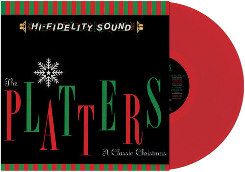 The Platters: A Classic Christmas - Red-Classic Vinyl Record