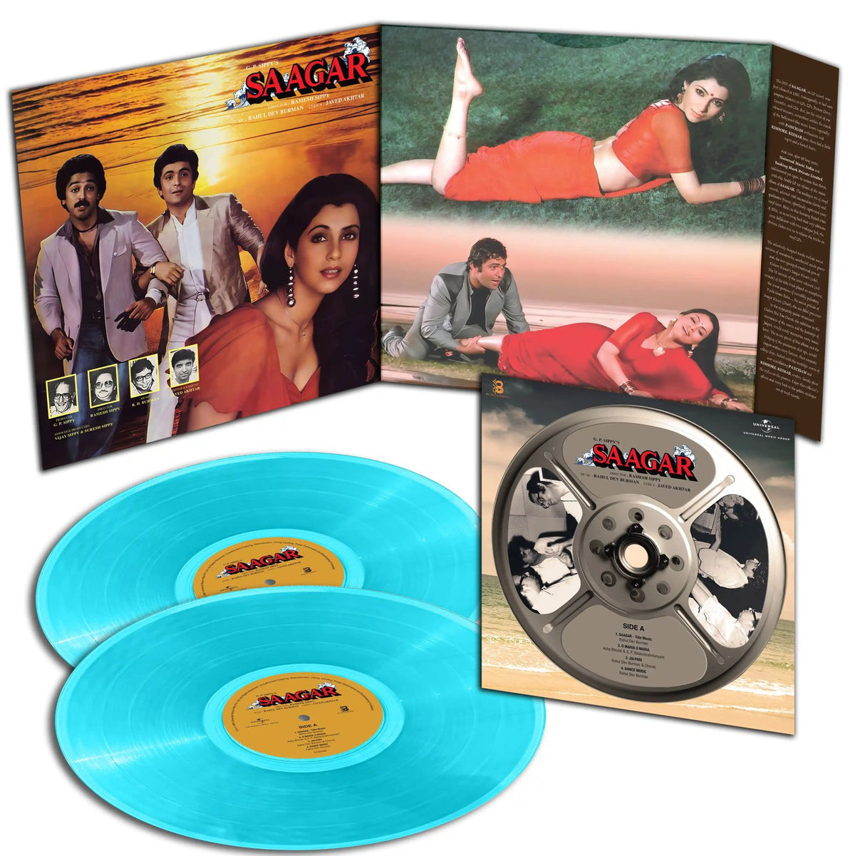 R. D. Burman - Saagar (Blue) (Quick Ship)-Classic Vinyl Record