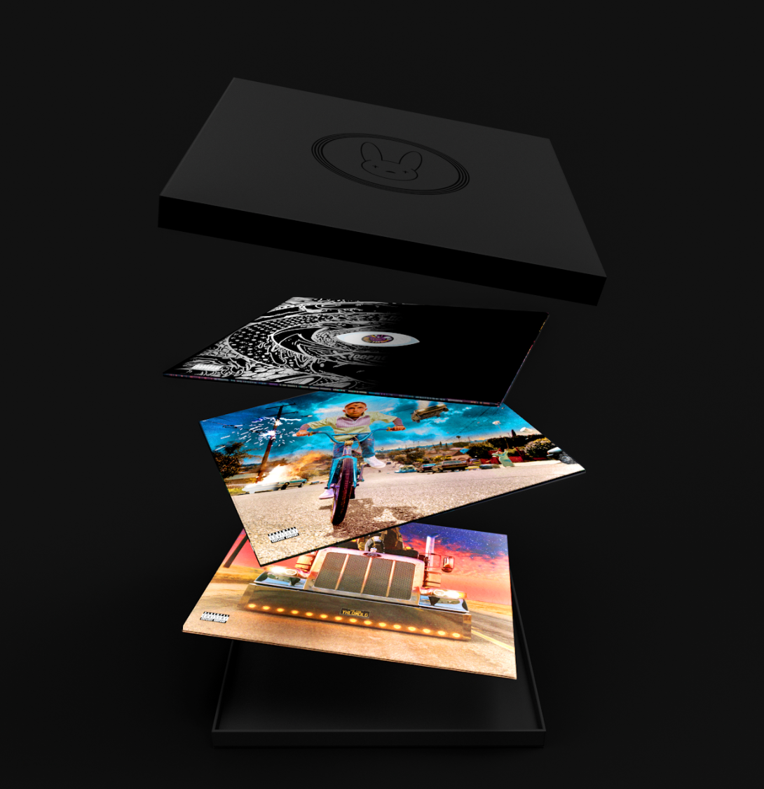 Bad Bunny ANNIVERSARY TRILOGY (D2C & INDIE STORES EXCLUSIVE) - Vinyl-Classic Vinyl Record