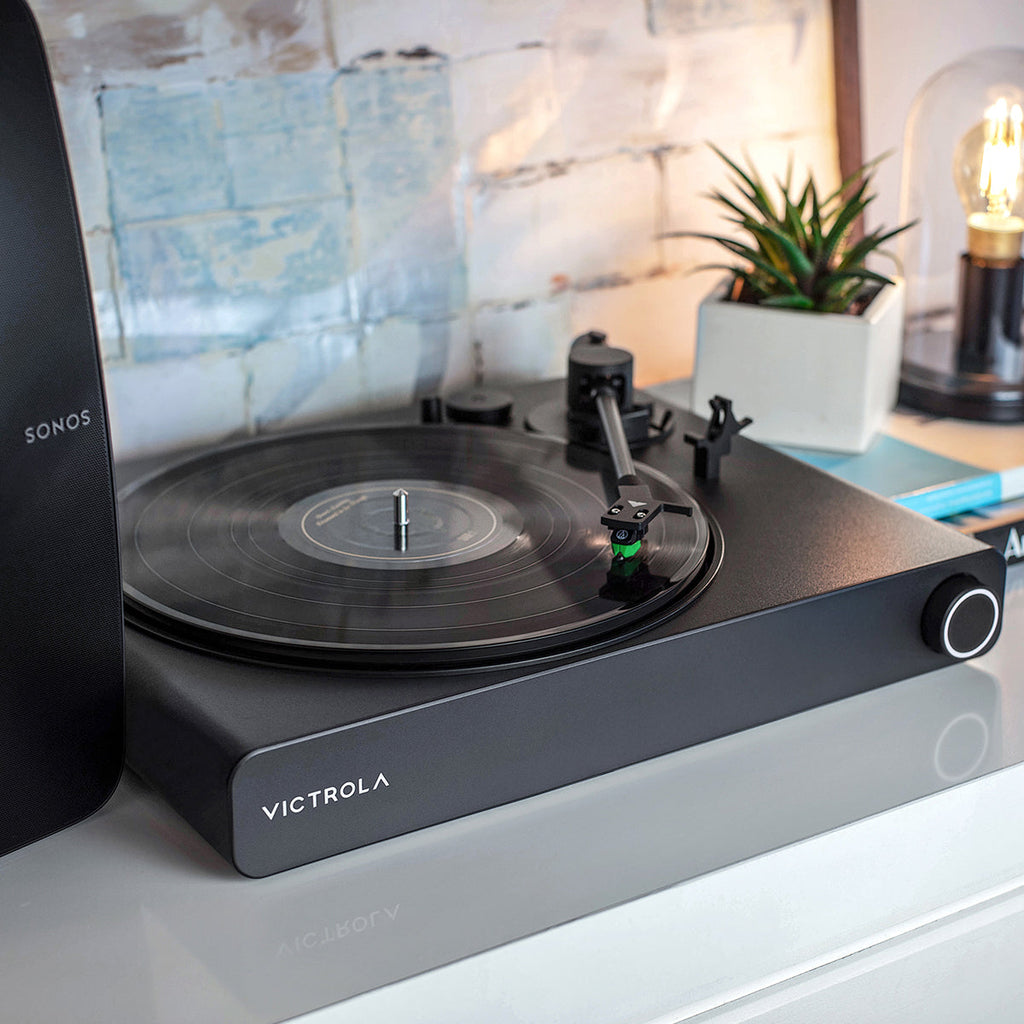 Stream Onyx WiFi and Bluetooth Turntable (Works with Sonos)-Classic Vinyl Record
