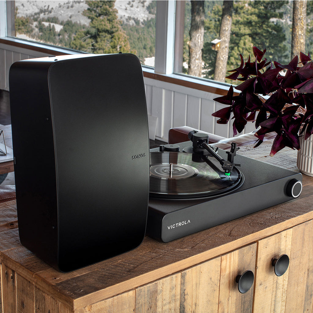 Stream Onyx WiFi and Bluetooth Turntable (Works with Sonos)-Classic Vinyl Record