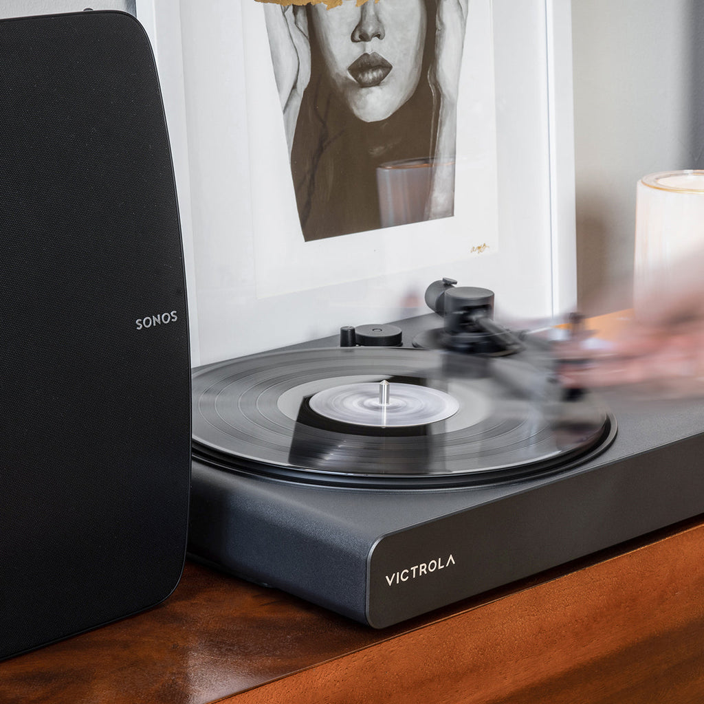 Stream Onyx WiFi and Bluetooth Turntable (Works with Sonos)-Classic Vinyl Record