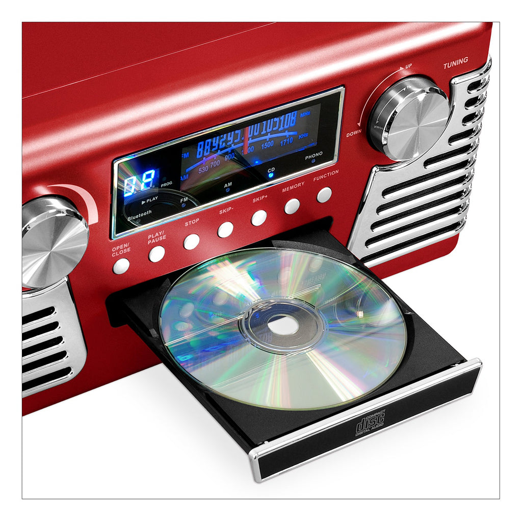 Haley Retro Record Player-Classic Vinyl Record