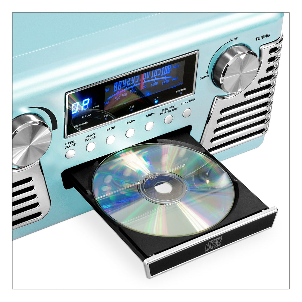 Haley Retro Record Player-Classic Vinyl Record