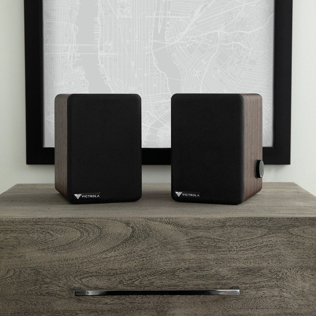 Premiere M1 Bookshelf Monitors-Classic Vinyl Record