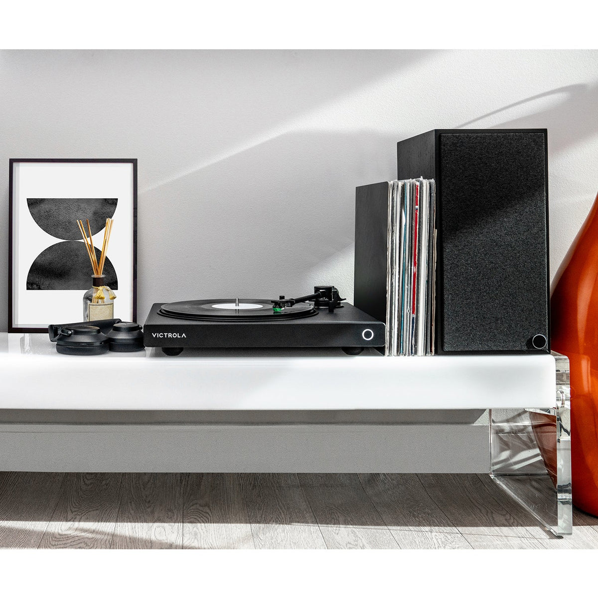 Hi-Res Onyx Bluetooth Turntable-Classic Vinyl Record