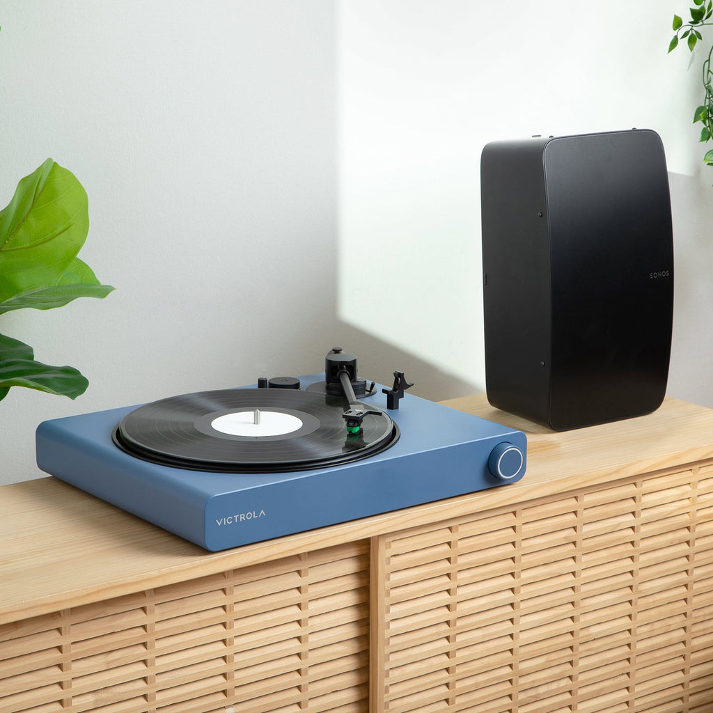 Stream Onyx WiFi and Bluetooth Turntable (Works with Sonos)-Classic Vinyl Record