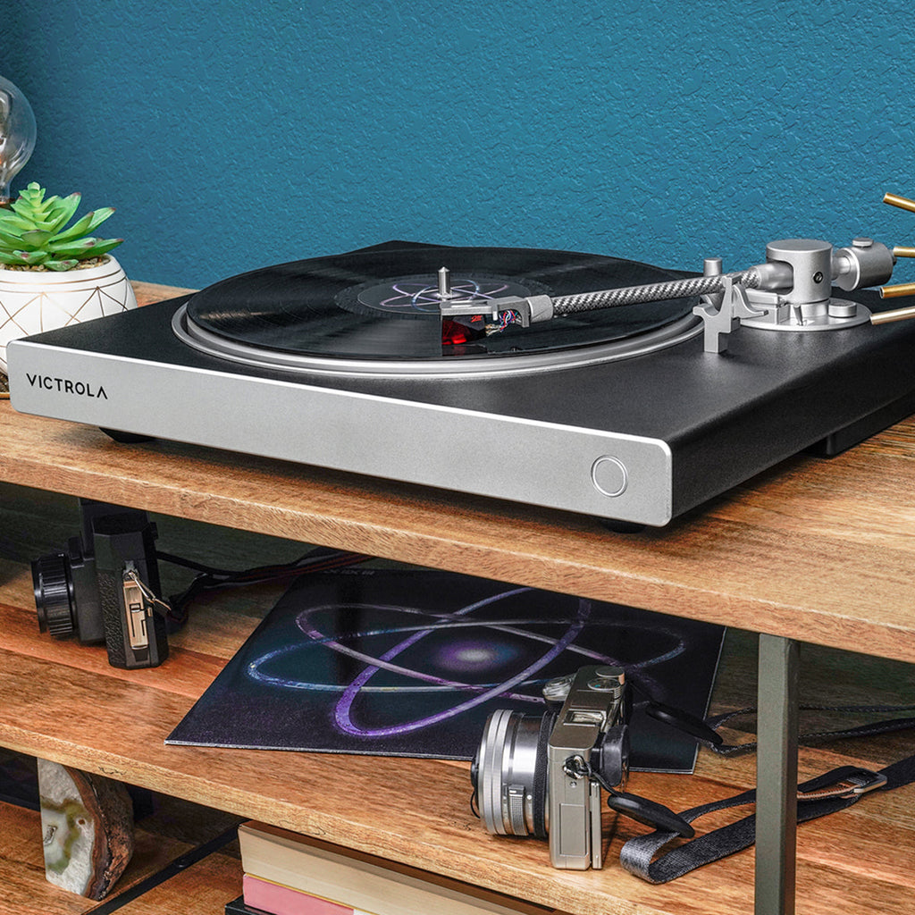 Hi-Res Carbon Bluetooth Turntable-Classic Vinyl Record