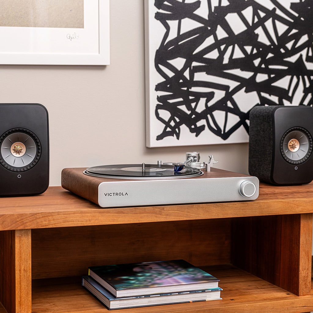 Stream Sapphire WiFi and Bluetooth Turntable (Works with Sonos)-Classic Vinyl Record