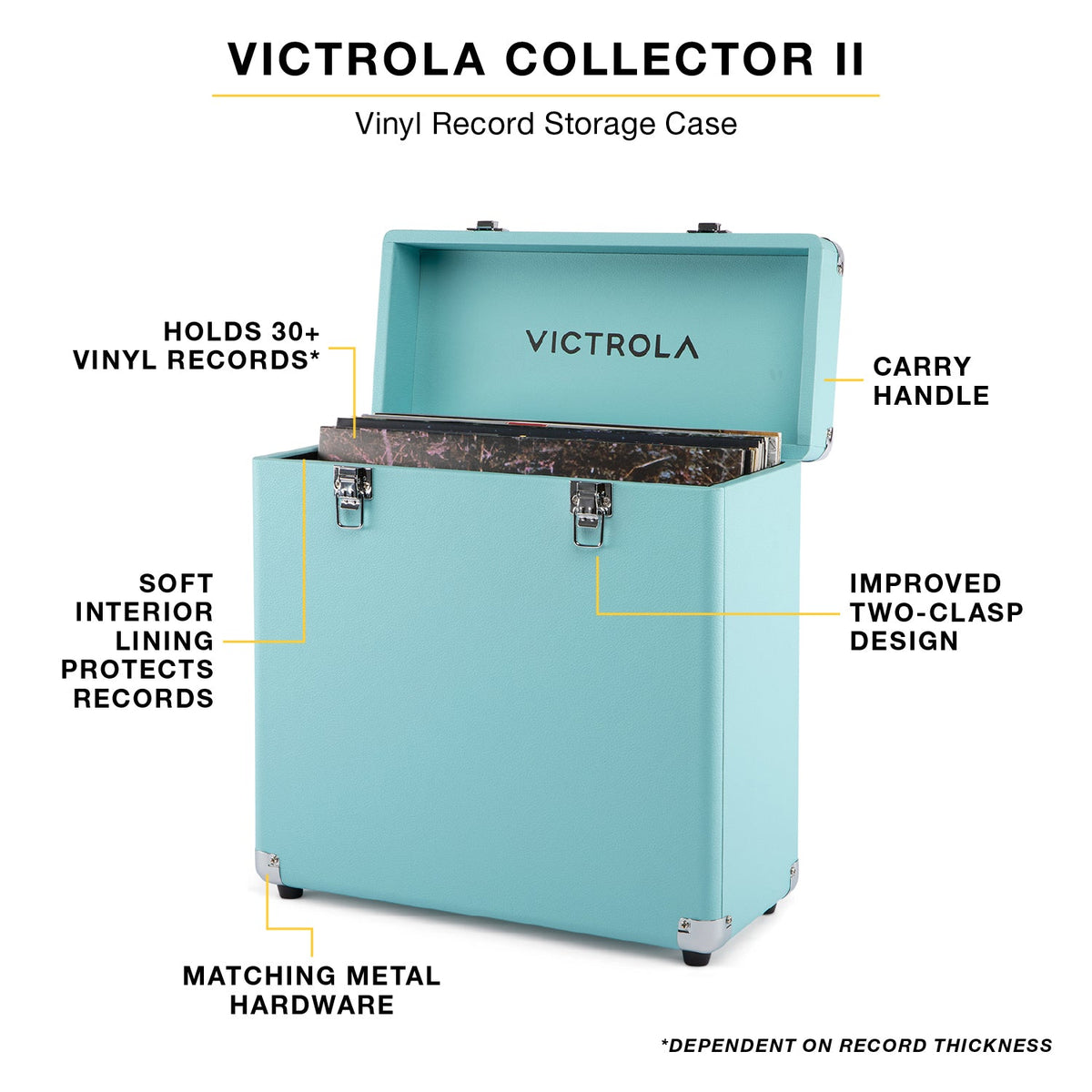 Collector II Record Storage Case-Classic Vinyl Record