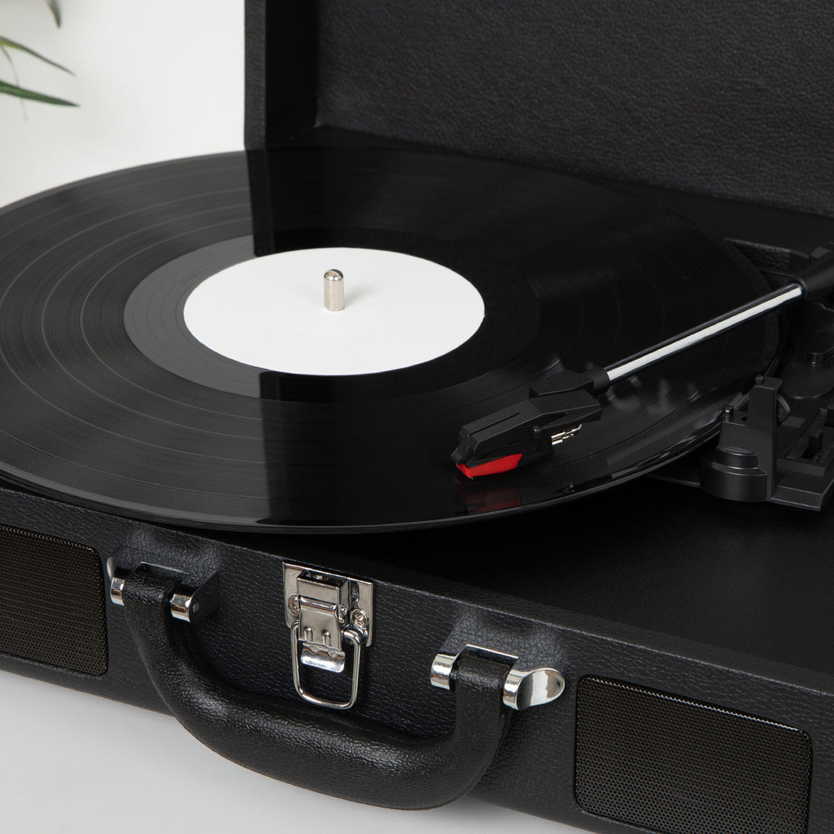 Journey II Suitcase Record Player-Classic Vinyl Record