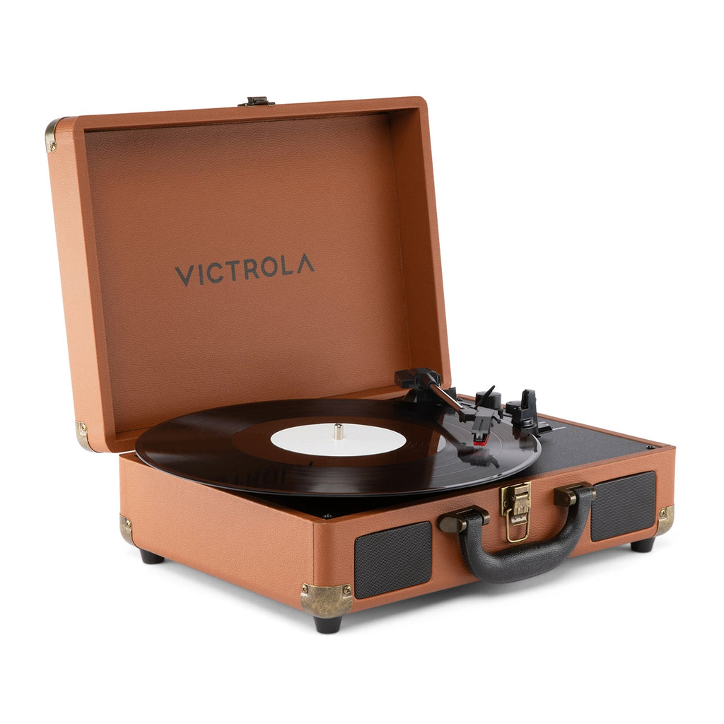 Journey II Suitcase Record Player-Classic Vinyl Record