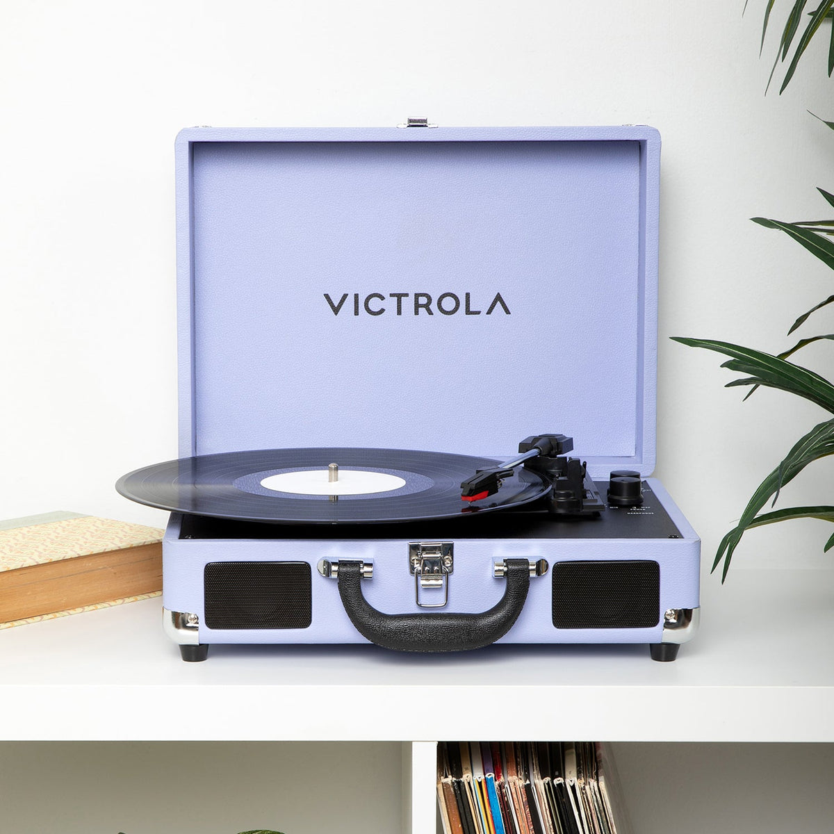 Journey II Suitcase Record Player-Classic Vinyl Record