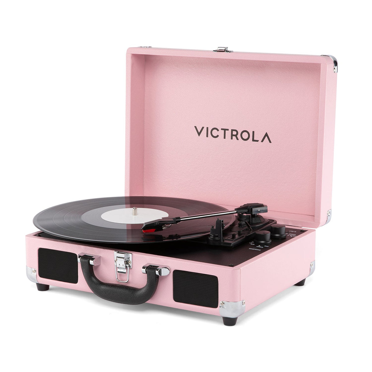 Journey II Suitcase Record Player-Classic Vinyl Record