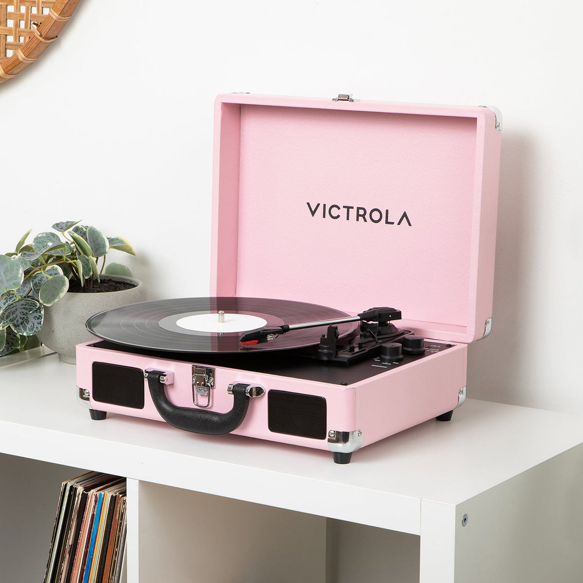 Journey II Suitcase Record Player-Classic Vinyl Record