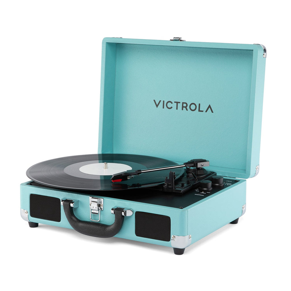 Journey II Suitcase Record Player-Classic Vinyl Record
