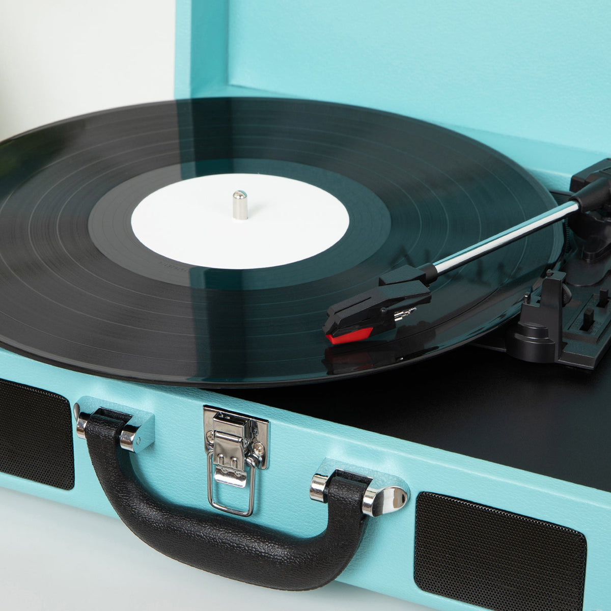 Journey II Suitcase Record Player-Classic Vinyl Record