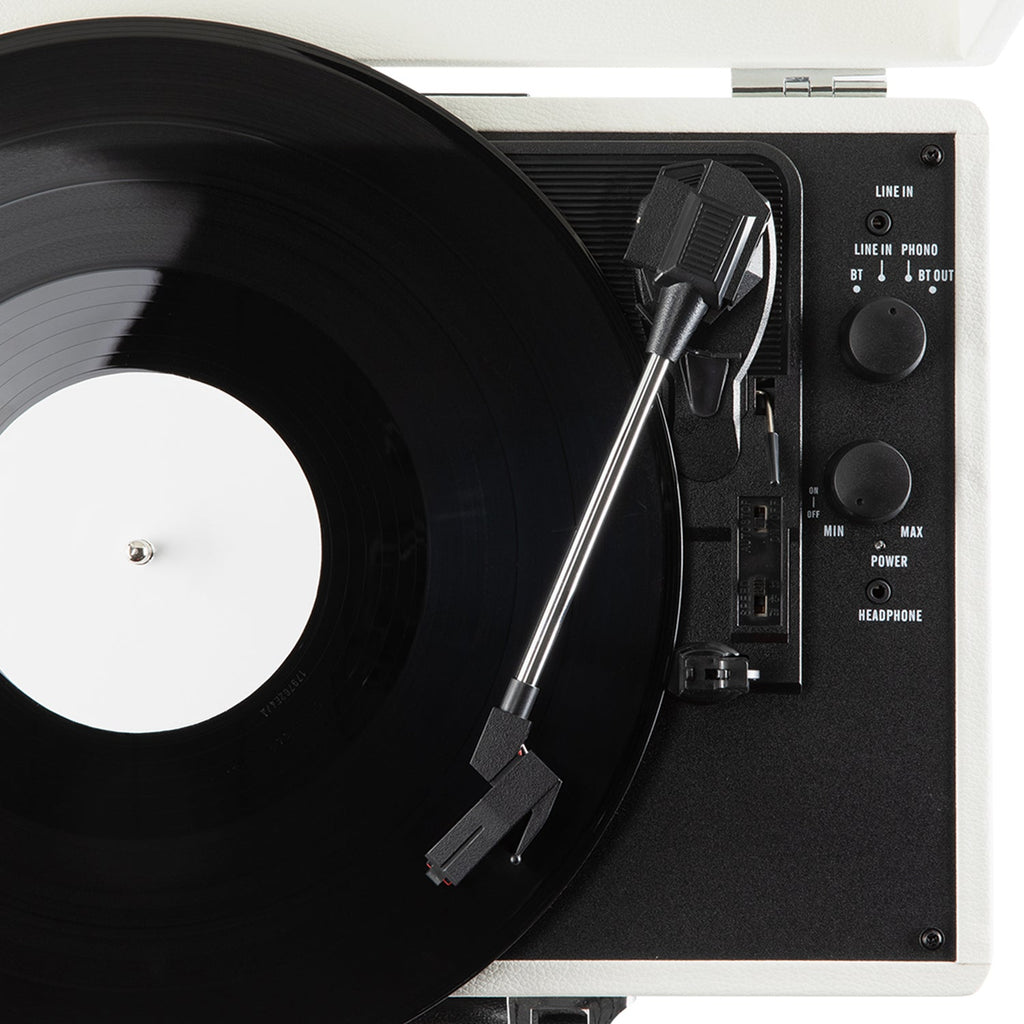 Journey II Suitcase Record Player-Classic Vinyl Record