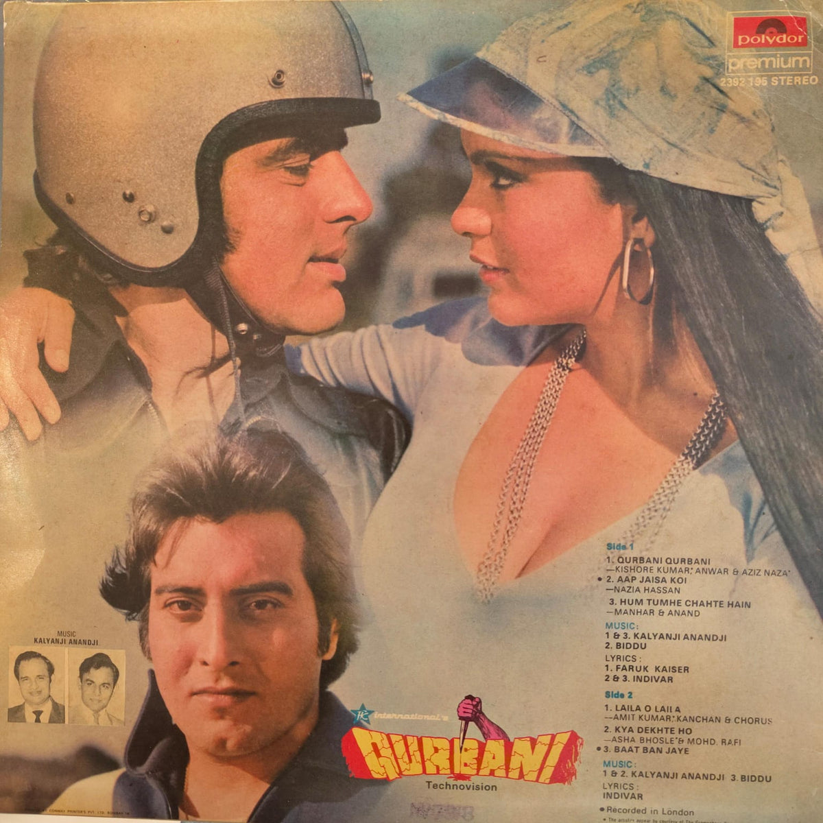 Kalyanji Anandji* & Biddu – Qurbani (Used Vinyl - NM) NJ Marketplace-Classic Vinyl Record
