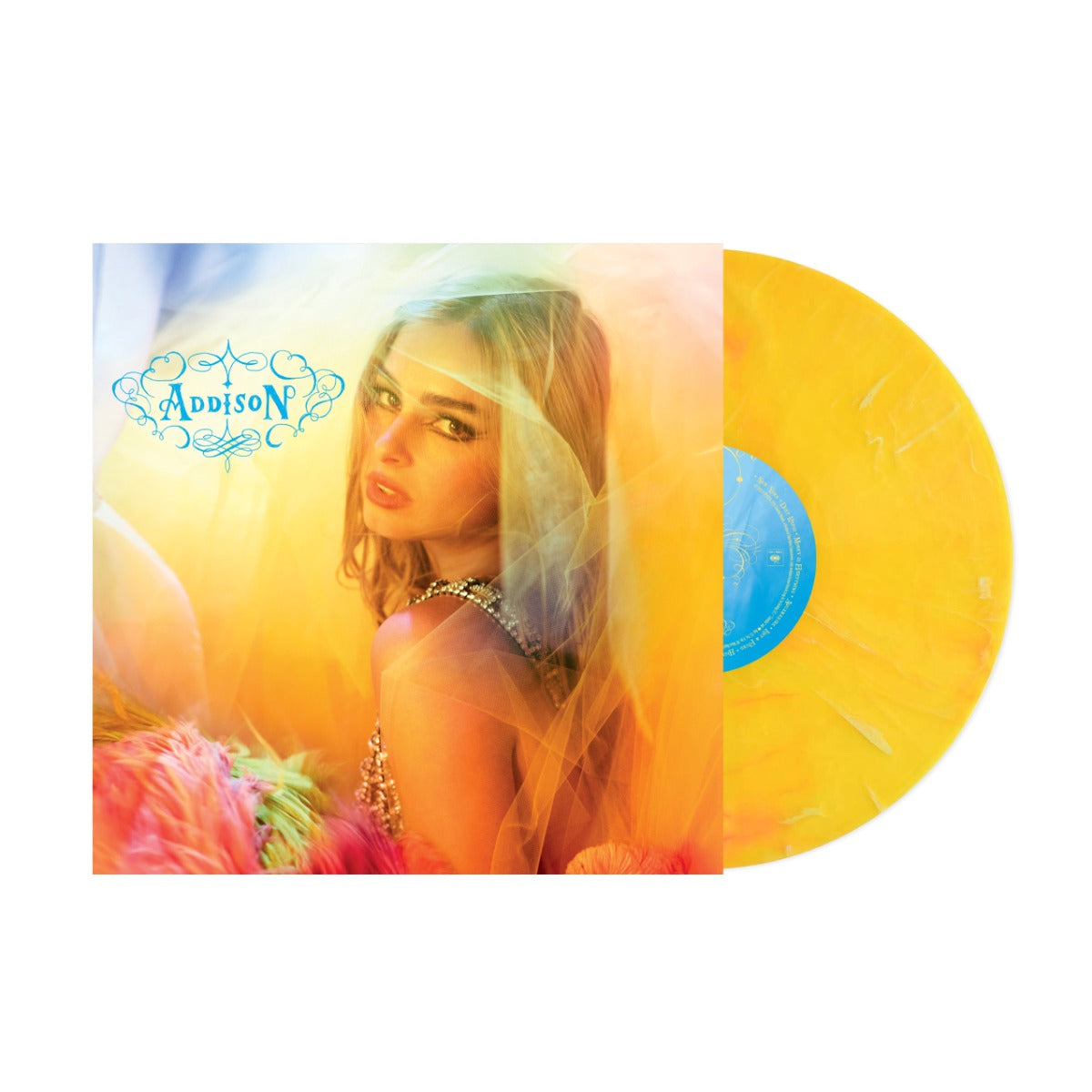 Addison Rae - Addison (Yellow Marble Vinyl) | Mint (M) Mint (M)-Classic Vinyl Record