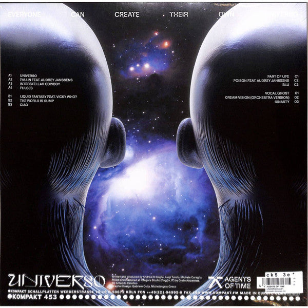 Agents Of Time - Universo | Mint (M) Mint (M)-Classic Vinyl Record