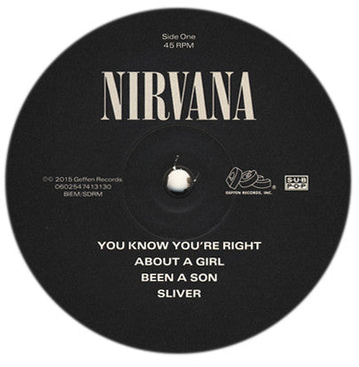 Nirvana - Nirvana (200 GRAM VINYL) | Mint (M) Mint (M)-Classic Vinyl Record