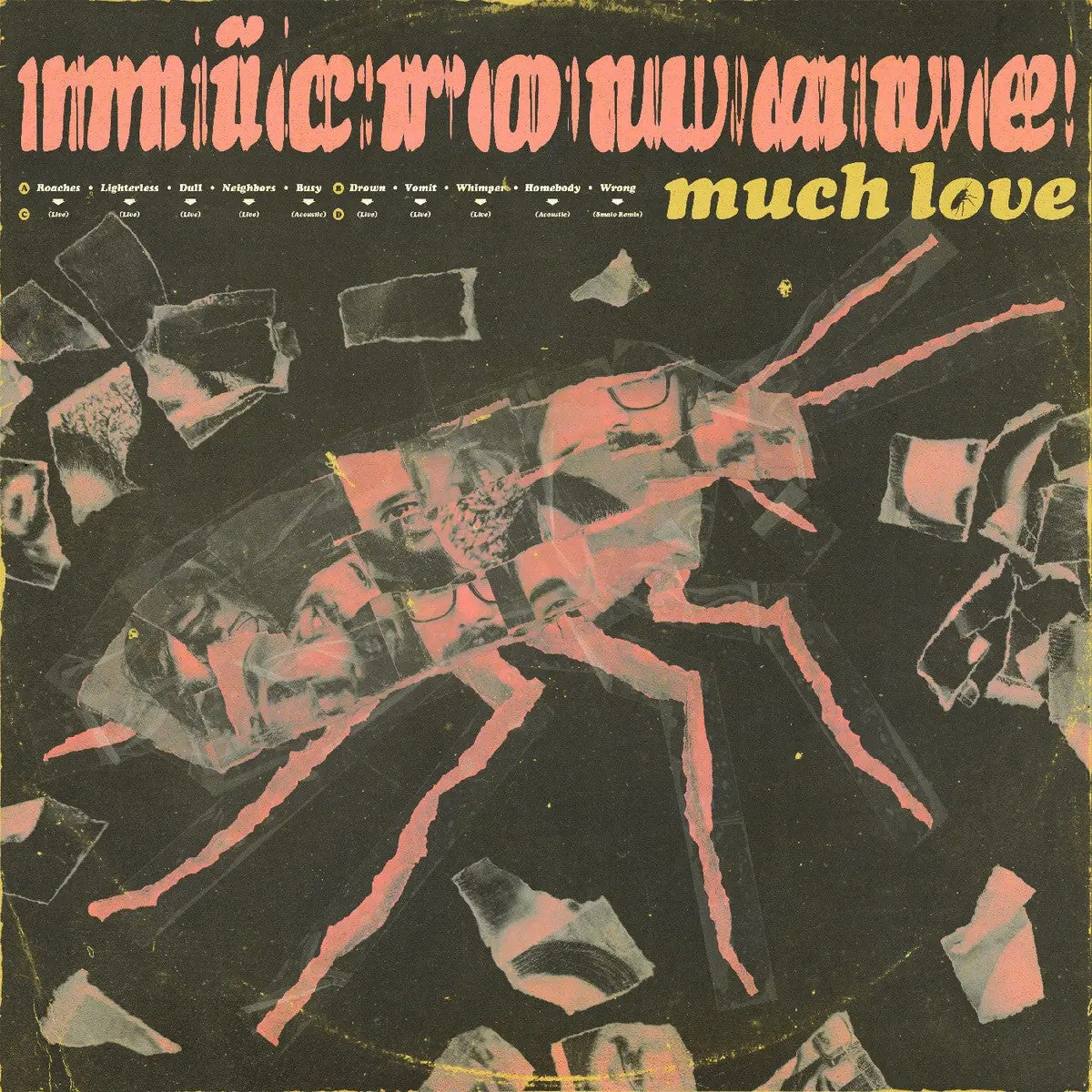 Microwave - Much Love (2x Clear Pink Swirl Vinyl) | Mint (M) Mint (M)-Classic Vinyl Record