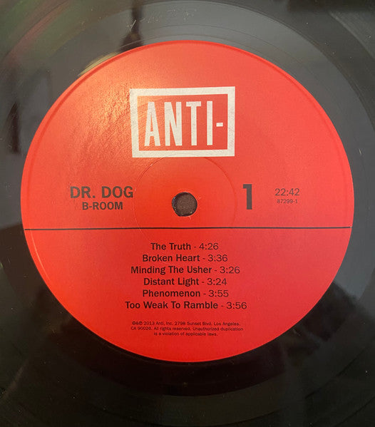 Dr. Dog - B-Room (VINYL) | Mint (M) Mint (M)-Classic Vinyl Record
