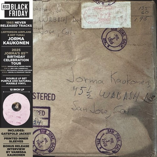 Jorma Kaukonen - Wabash Avenue: 1965 never released tracks (BF 2025 RSD Exclusive, Colored Vinyl, Gold, Black) |-Classic Vinyl Record