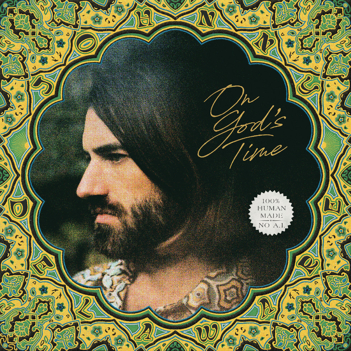 Johnny Delaware - (PRESALE 7/24/26) On God's Time (JACKET SLEEVE STICKER VINYL) |-Classic Vinyl Record