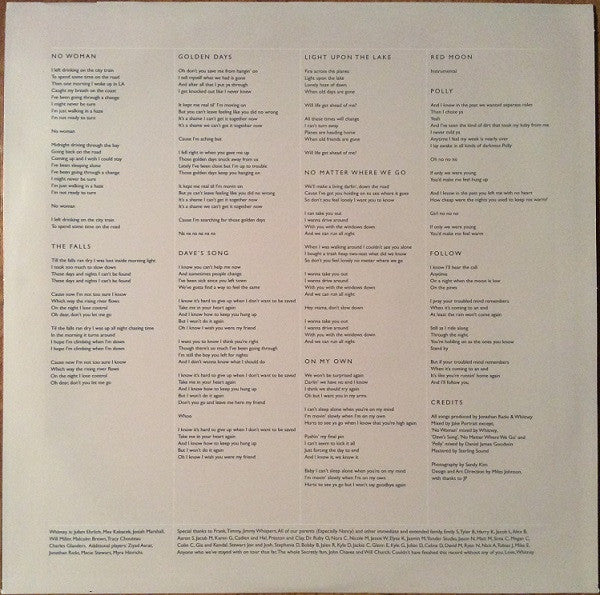 Whitney (8) - Light Upon The Lake | Mint (M) Mint (M)-Classic Vinyl Record