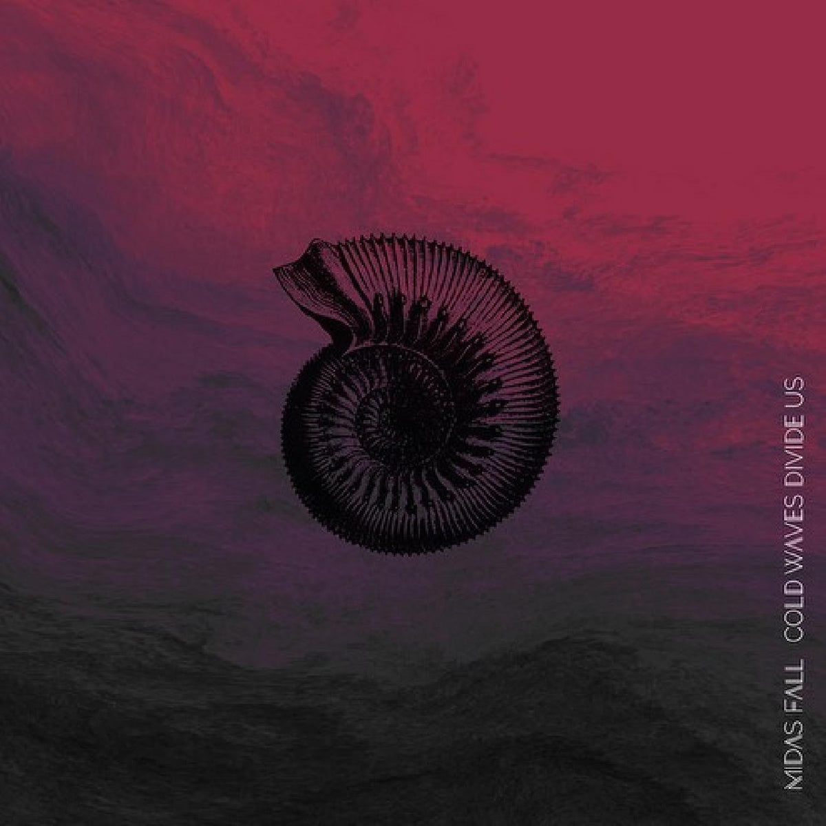 Midas Fall - Cold Waves Divide Us (CLEAR WITH ORANGE & BLACK SPLATTER VINYL) |-Classic Vinyl Record