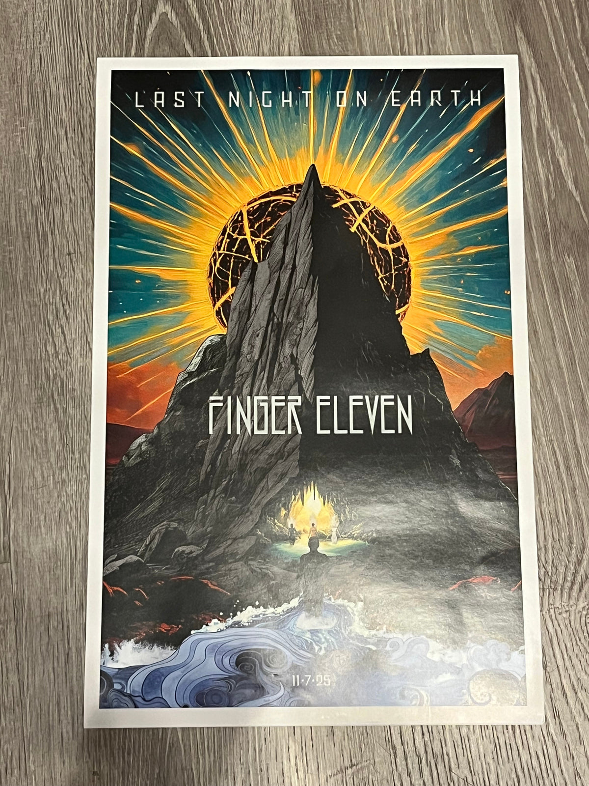 Finger Eleven - Last Night On Earth (11x17" POSTER) | Mint (M)-Classic Vinyl Record