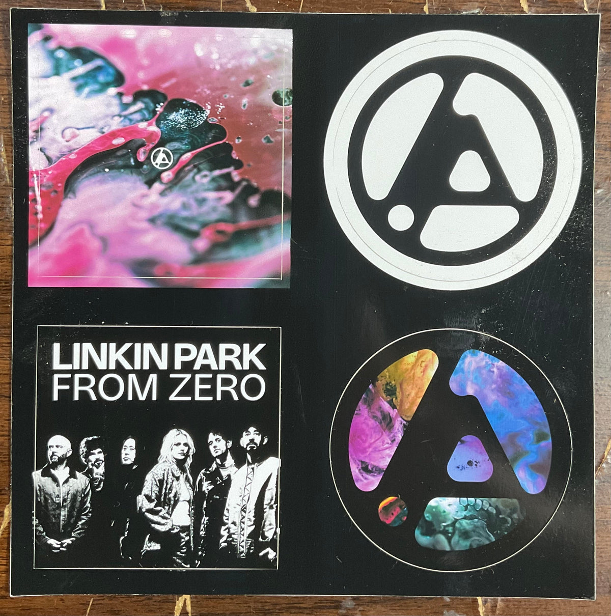 LINKIN PARK - FROM ZERO *4 STICKER PROMO SET* | Mint (M)-Classic Vinyl Record