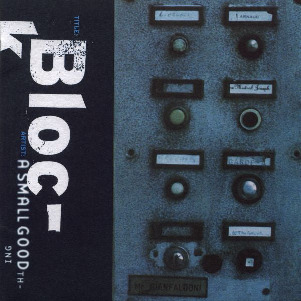 Small Good Thing, A - Block (CD) |-Classic Vinyl Record