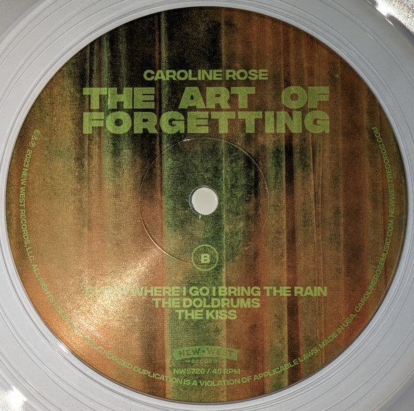 The Art Of Forgetting (CLEAR VINYL) | Mint (M) Mint (M)-Classic Vinyl Record