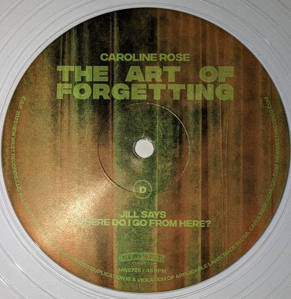 The Art Of Forgetting (CLEAR VINYL) | Mint (M) Mint (M)-Classic Vinyl Record