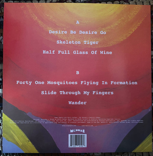 Tame Impala - Tame Impala (PROMO VINYL) | Mint (M) Mint (M)-Classic Vinyl Record