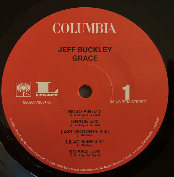Jeff Buckley - Grace (VINYL - IMPORT - EUROPE) | Mint (M) Mint (M)-Classic Vinyl Record