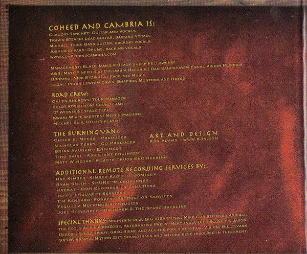 Coheed And Cambria - Live At La Zona Rosa (CD) | Mint (M) Mint (M)-Classic Vinyl Record