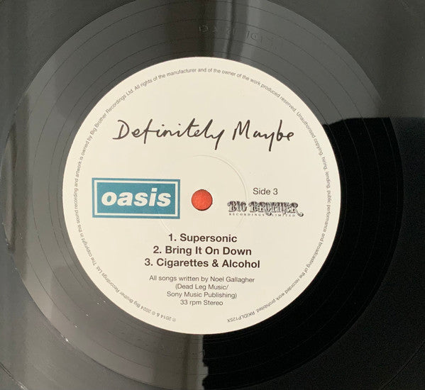 Definitely Maybe: 30th Anniversary (DELUXE EDITION) | Mint (M) Mint (M)-Classic Vinyl Record
