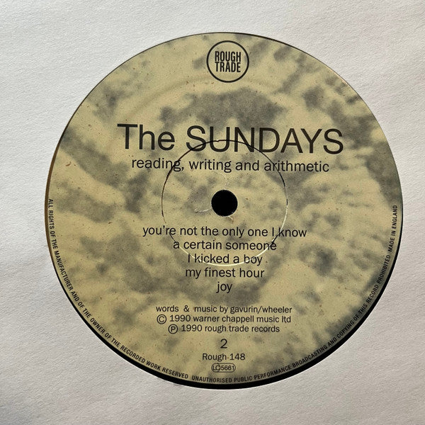 The Sundays - Reading, Writing And Arithmetic (UNOFFICIAL VINYL) | Mint (M) Mint (M)-Classic Vinyl Record