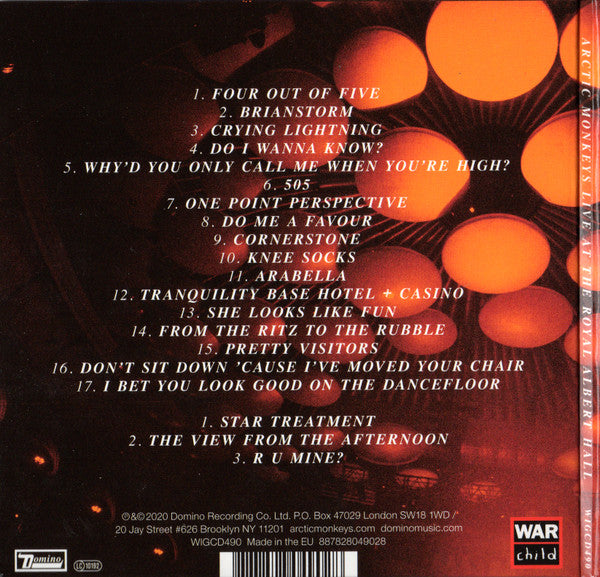 Live At The Royal Albert Hall (CD) | Mint (M) Mint (M)-Classic Vinyl Record