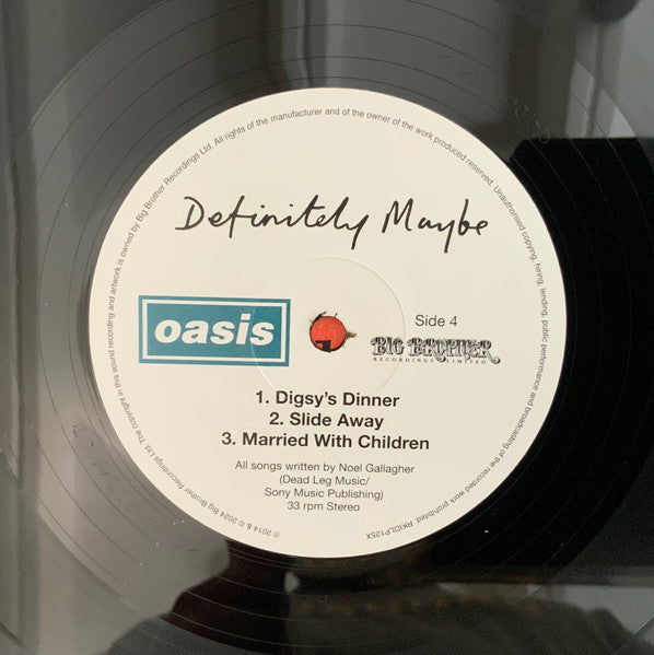 Definitely Maybe: 30th Anniversary (DELUXE EDITION) | Mint (M) Mint (M)-Classic Vinyl Record