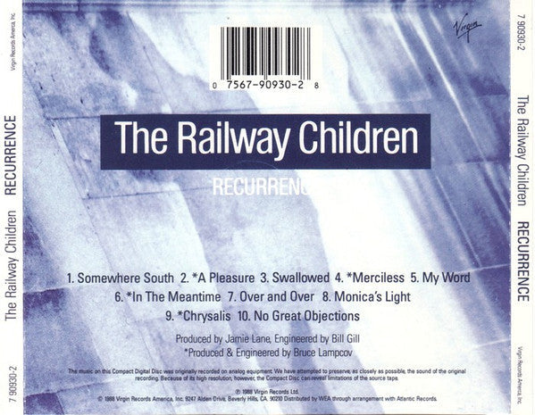 The Railway Children - Recurrence (CD) | Near Mint (NM) Near Mint (NM)-Classic Vinyl Record