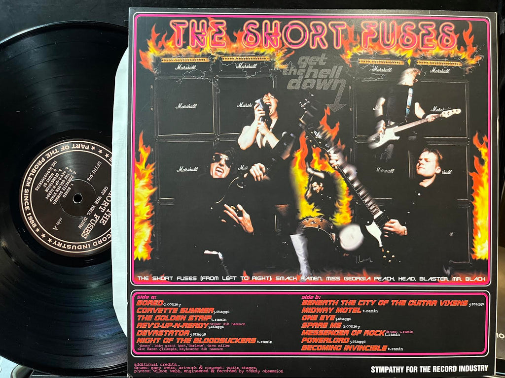 The Short Fuses - Get The Hell Down (VINYL) | Near Mint (NM) Near Mint (NM)-Classic Vinyl Record