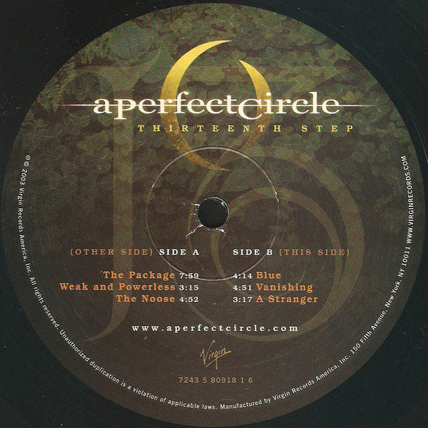 A Perfect Circle - Thirteenth Step | Mint (M) Mint (M)-Classic Vinyl Record