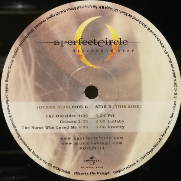 A Perfect Circle - Thirteenth Step | Mint (M) Mint (M)-Classic Vinyl Record
