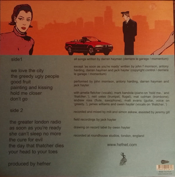 Hefner (2) - We Love The City | Mint (M) Mint (M)-Classic Vinyl Record