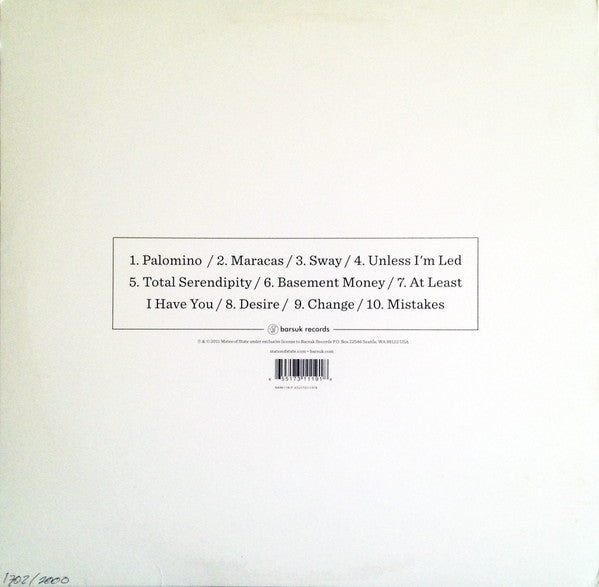 Mates Of State - Mountaintops | Mint (M) Mint (M)-Classic Vinyl Record
